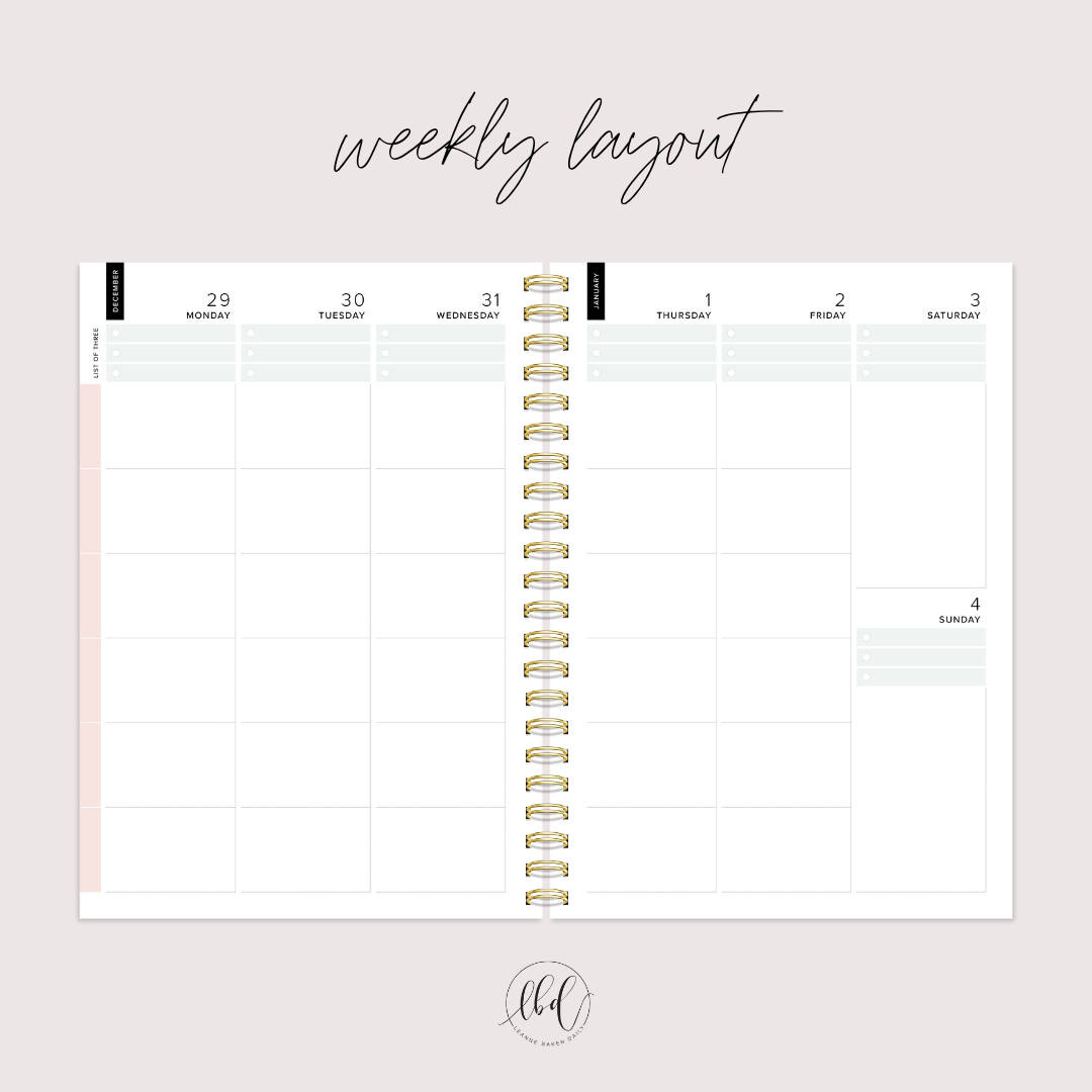 A4 WEEKLY OCEAN (PREORDER)