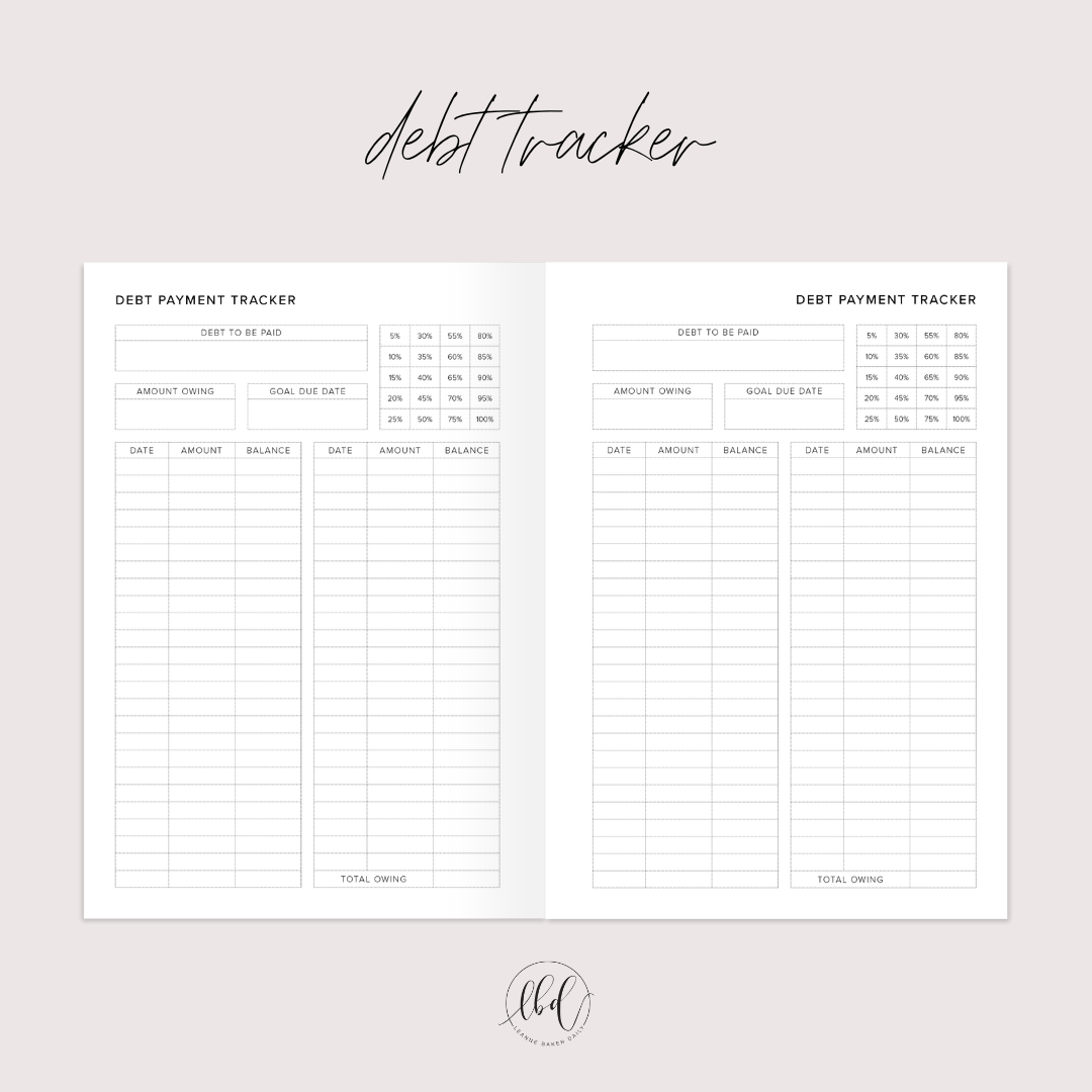 BUDGET PLANNER OCEAN (PREORDER)