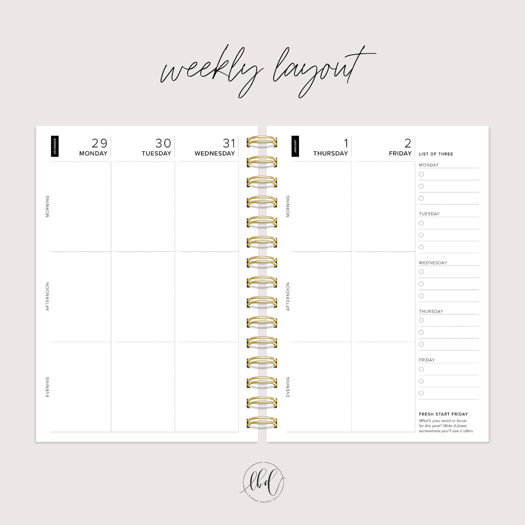 WEEKLY SIGNATURE INK (PREORDER)