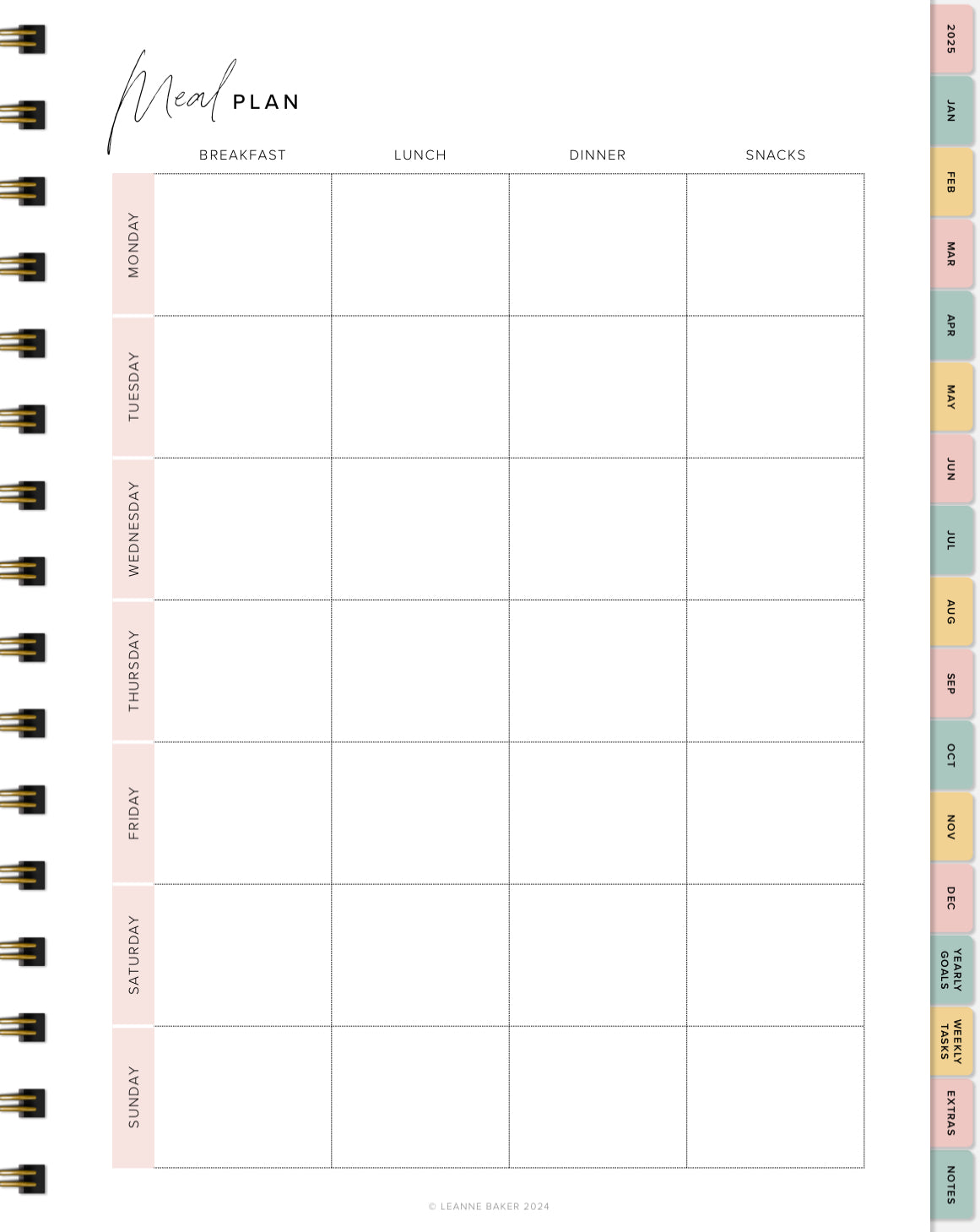 2025 Digital Planner