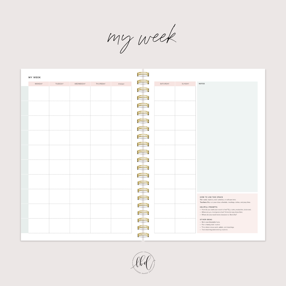 (Preorder) A4 Weekly A Year in Bloom