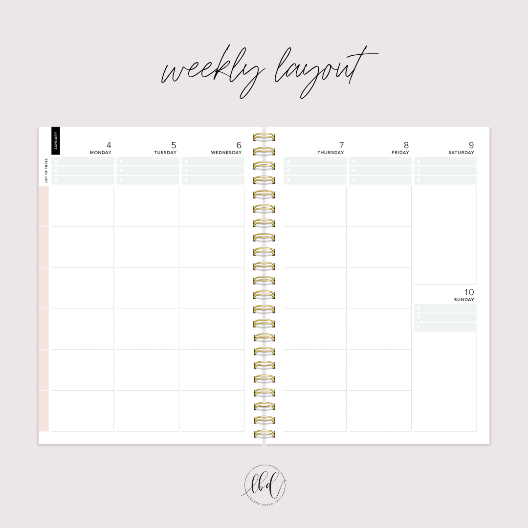 (Preorder) A4 Weekly A Year in Bloom