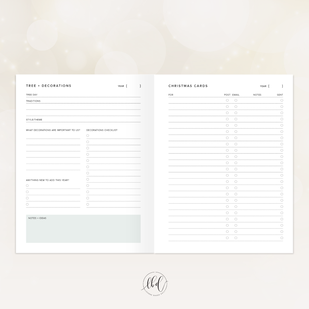 (Preorder) Christmas Planner - Classic