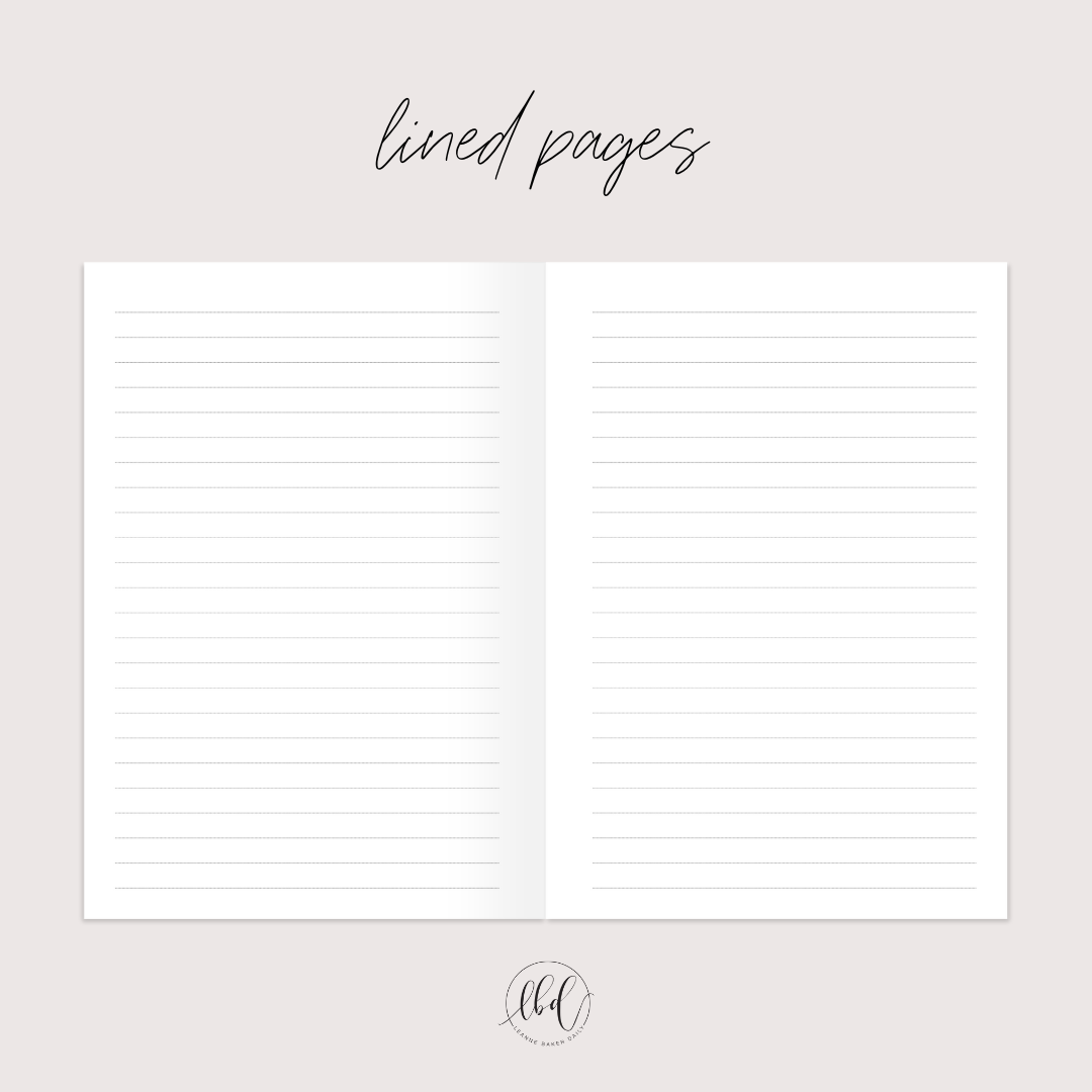 LINED NOTEBOOK WILDFLOWERS (PREORDER)